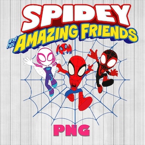 Spidey and His Amazing Friends birthday, Spidey png, jpg, Spidey Sublimation