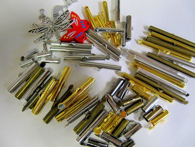 Bead Loom Slider Clasp Jumbo Kit 2 58 Pieces 1/4 Inch to 1 Etsy