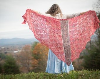 Shawl Knitting Pattern *Drekin*