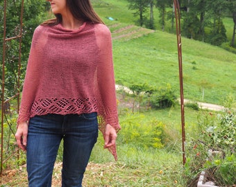 Poncho Knitting Pattern *Claire*