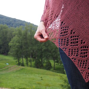 Poncho Knitting Pattern Claire image 6