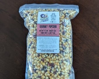 2 lb Gourmet Popcorn Kernel Mix - Made in Vermont - From organic Vermont farms!