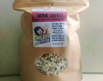Smokin' Chipotle - 2 Gourmet Popcorn Bags - Made in Vermont