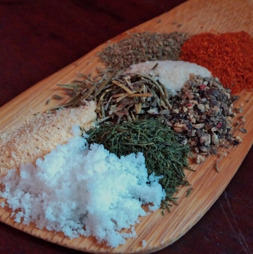 Gourmet Popcorn Toppings Handcrafted in Vermont by Karen Herb or Maple