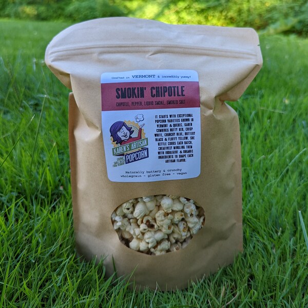 Smokin' Chipotle - 1 Gourmet Popcorn Bag - Made in Vermont