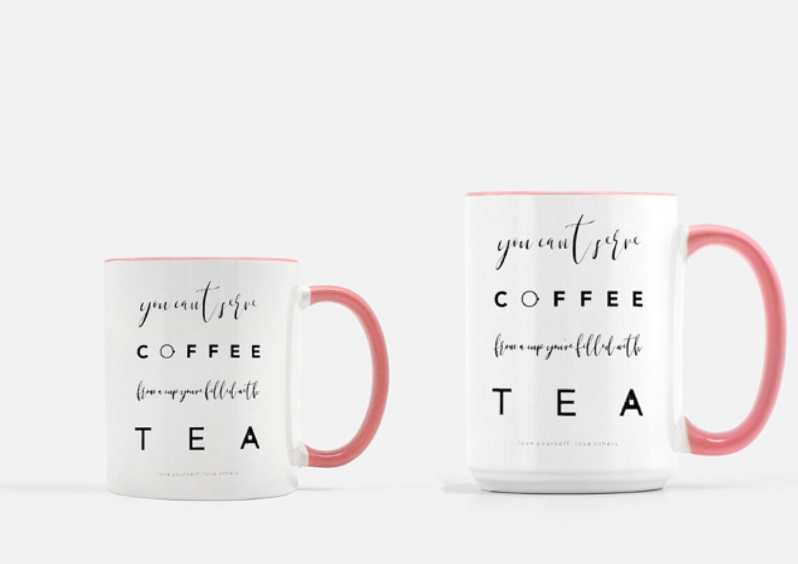 Café o té / Salud mental / Taza de café inspirador