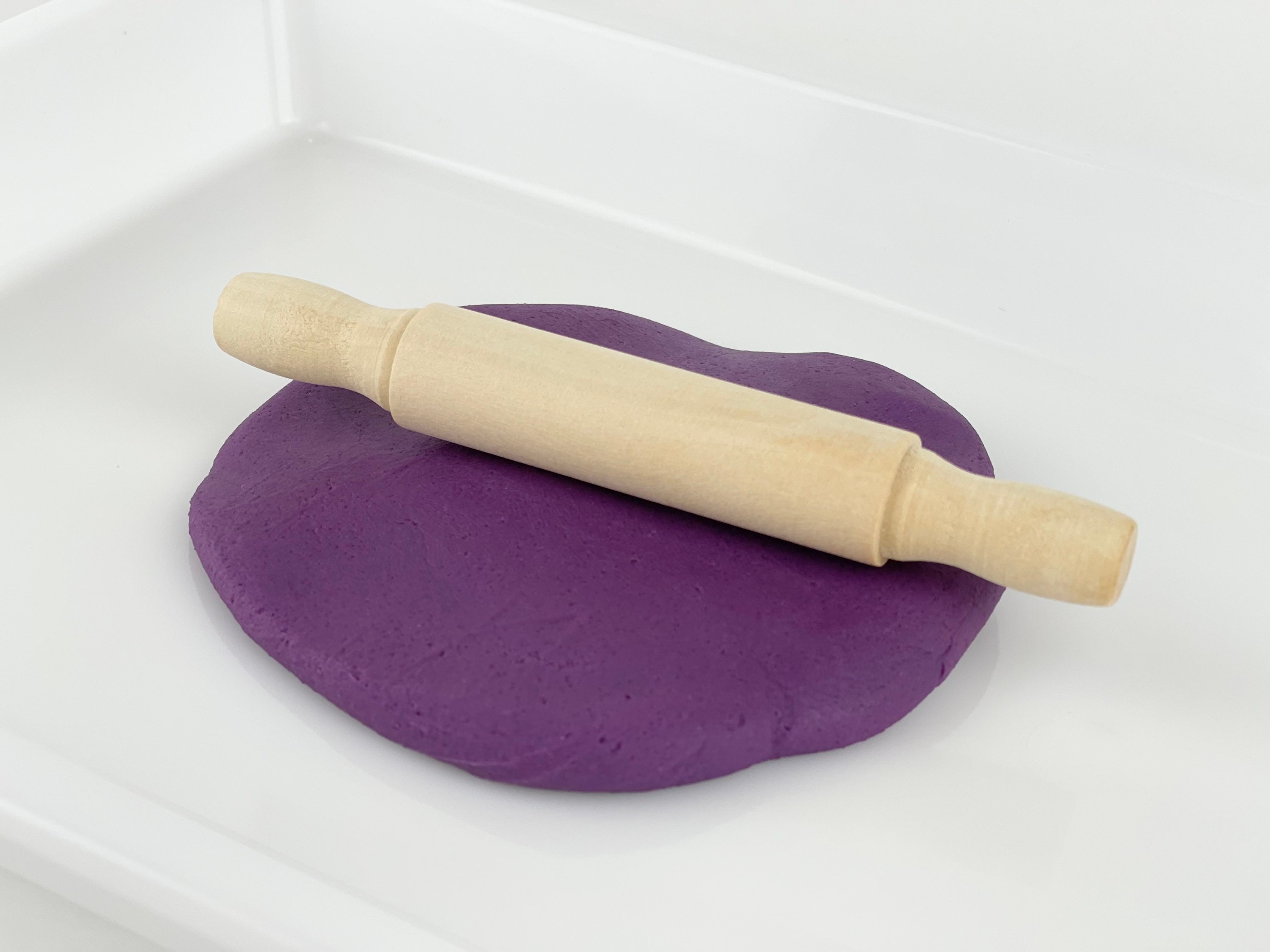 5 Inch Wooden Rolling Pin Playdough Tool Playdoh Accessory Etsy