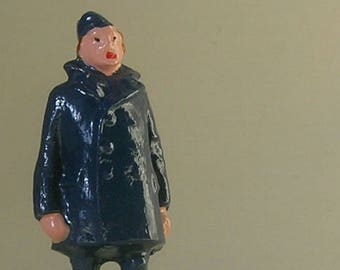 RAF Royal Air Force Rigger, train or vintage aircraft display, Reproduction Johillco 54mm figure, hand-painted reproduction
