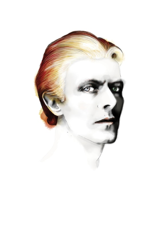 David Bowie Thin White Duke Etsy