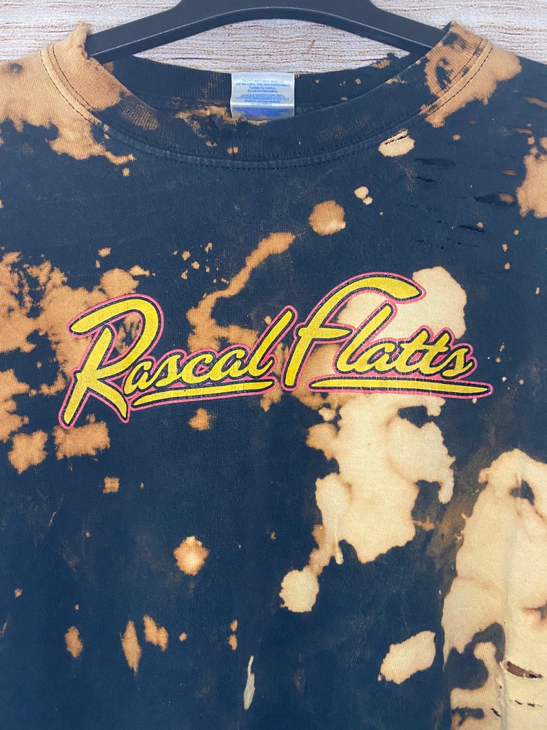 UPCYCLED country band distressed shirt
