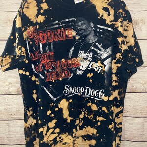 Upcycled Vintage rapper distressed shirt