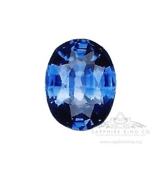 Royal Oval Cut Ceylon Sapphire, 1.05 GIA Certified - Royal Blue
