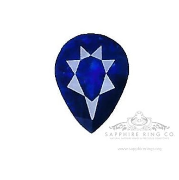 2.40 ct Natural Mined Pear Cut Sapphire, GIA Certified