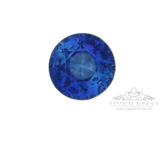 1.15 ct Natural Round Cut Sapphire, Vivid Blue - Ceylon GIA Certified