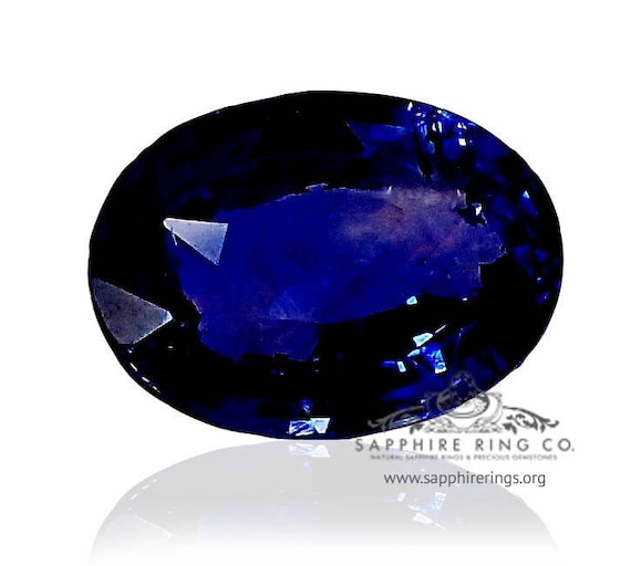 Royal blue Ceylon natural sapphire 5.39 ct