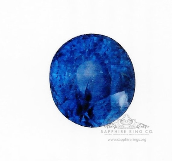 Oval Cut Ceylon Natural Sapphire - Untreated GIA Certified