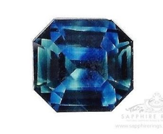 1.58 ct Unheated Sapphire, Emerald Cut GIA Certified