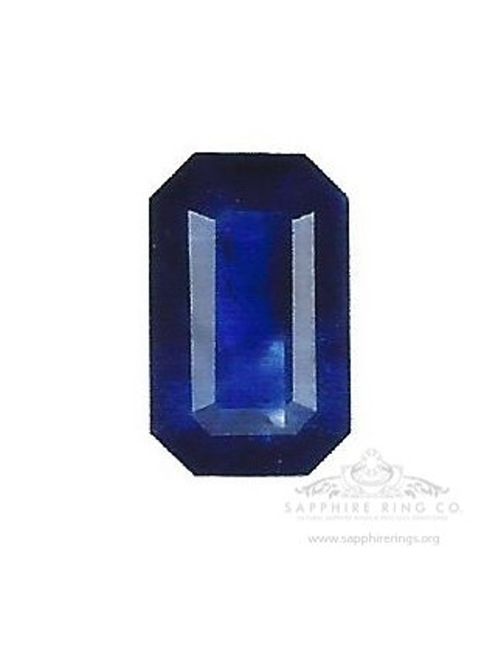 Natural Blue Sapphire Emerald Cut Pair - 8-10 Ct Total - Certified Loose Gemstones PB34