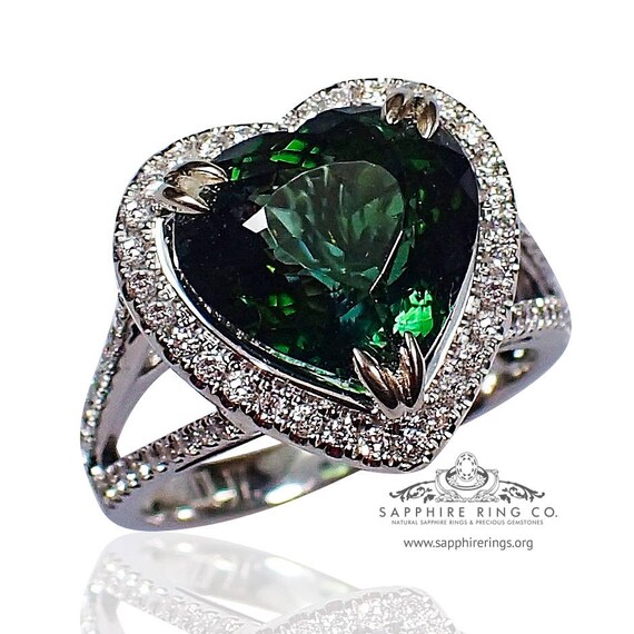 Green diamond ring price deals