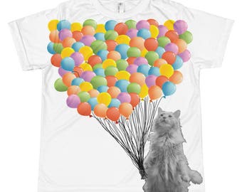 One Hundred Balloons - 100th Day of School All-over youth sublimation T-shirt