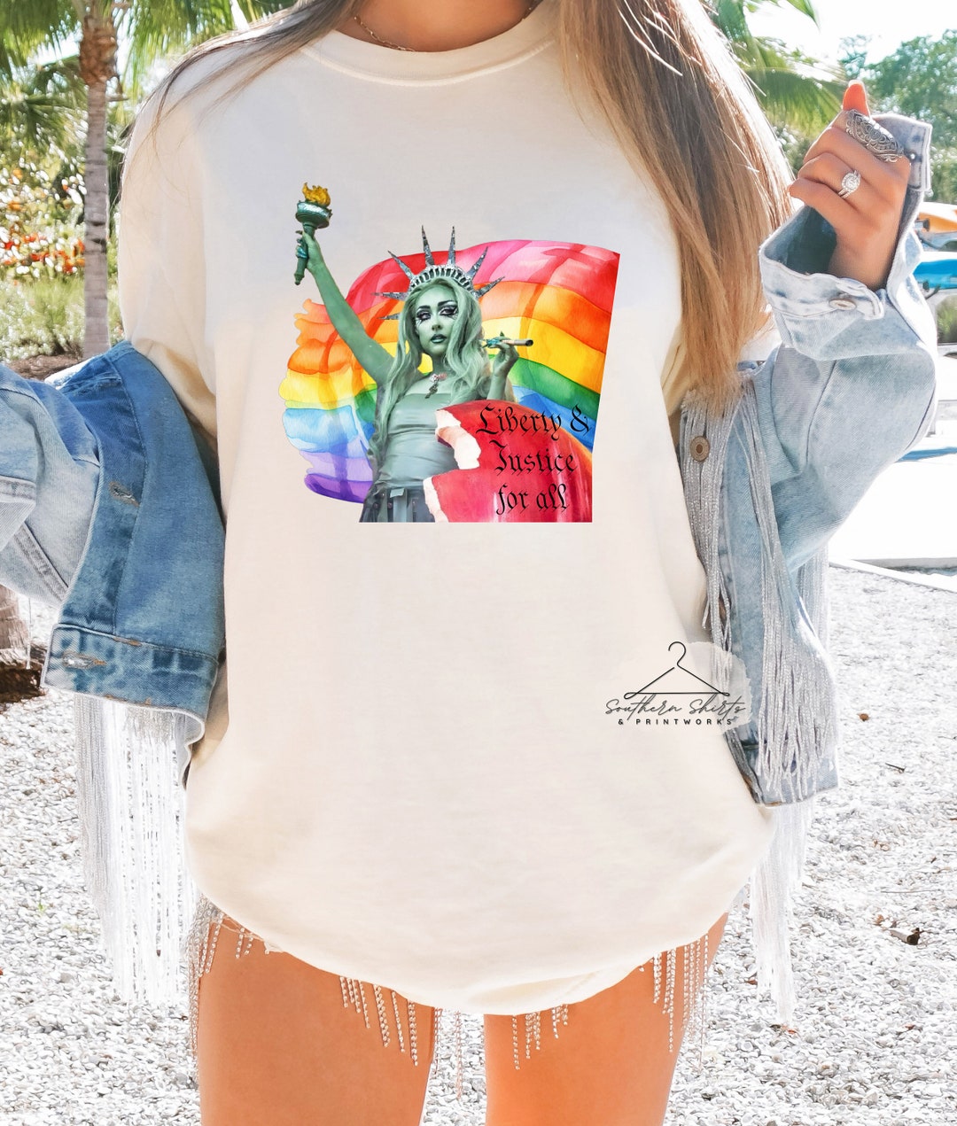 Statue of Liberty Chappell Roan Comfort Colors Shirt - Etsy