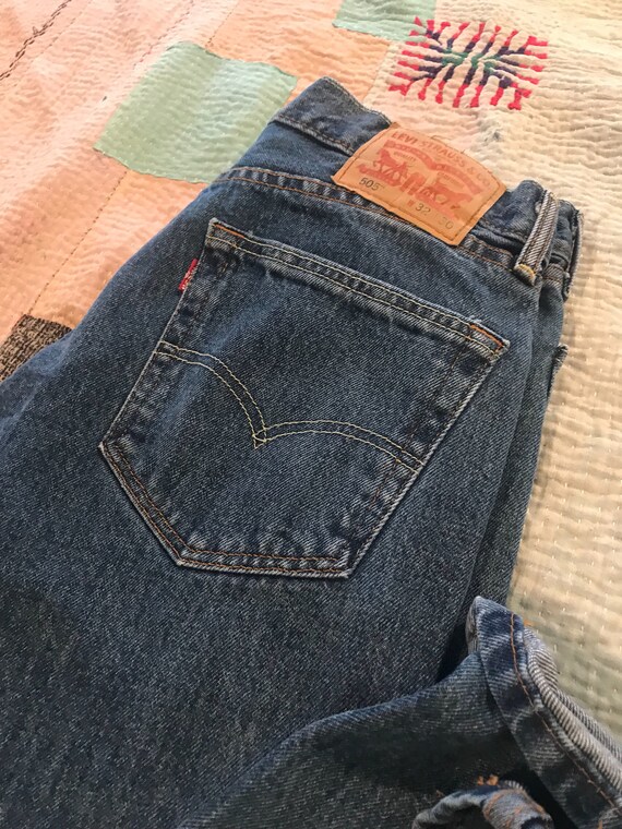 levis 505 dark wash