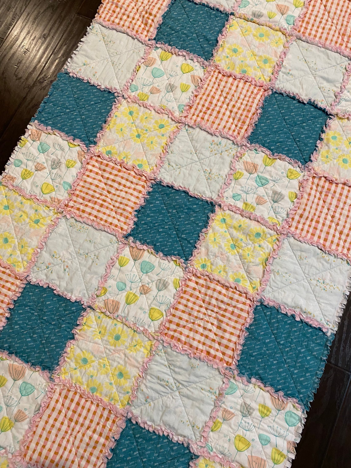 Rag Style RV Bunk Quilt for Single Bunks Camper Quilt Etsy