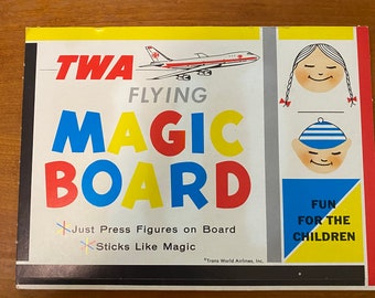2 Antique TWA Magic Board 12 x 9 Unused
