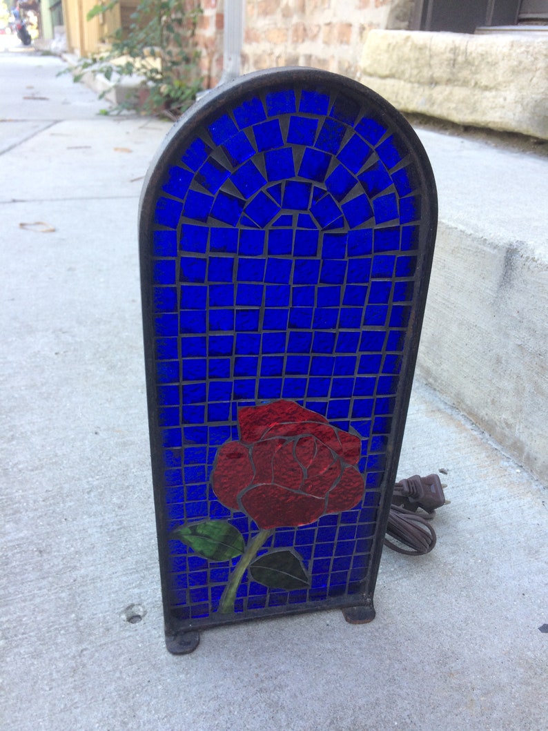 Stained Glass Mosaic Table Night light