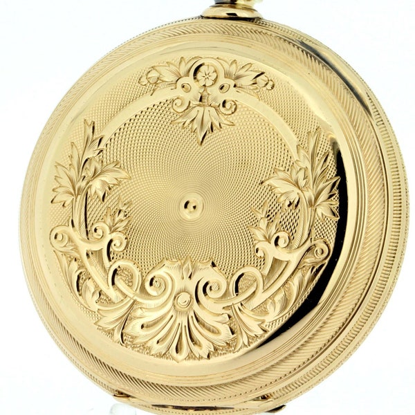 Waltham 14K Yellow Gold Pocket Watch PS Bartlett