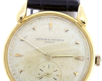 Vintage 18K gult guld Vacheron och Constantin armbandsur