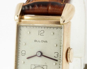 14K Rose Gold Bulova Wrist Watch