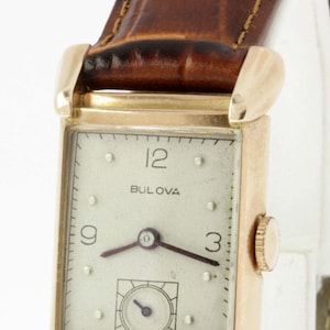 14K Rose Gold Bulova Wrist Watch