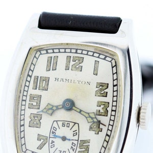 14K White Gold Hamilton Wrist Watch