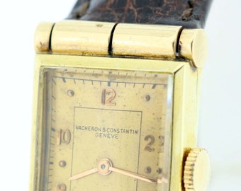 Reloj de pulsera Vacheron y Constantin Geneve de oro amarillo de 14 quilates
