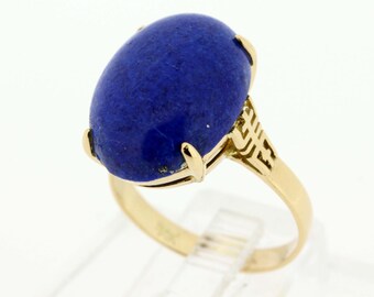 14K Lapis Ring