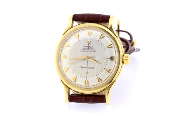 omega constellation gold vintage