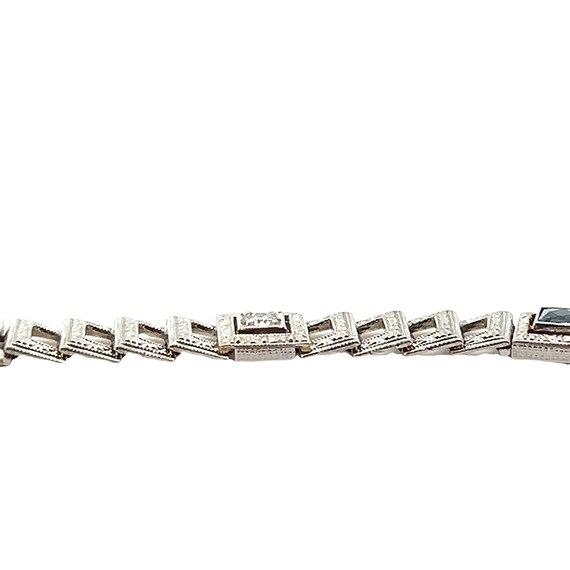 1920's Sapphire and Diamond Bracelet - image 4