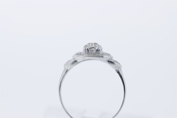 3 Tiered Diamond Platinum Ring - image 4