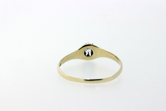 Six Prong Diamond Solitaire 14K Yellow Gold Ring  - image 2