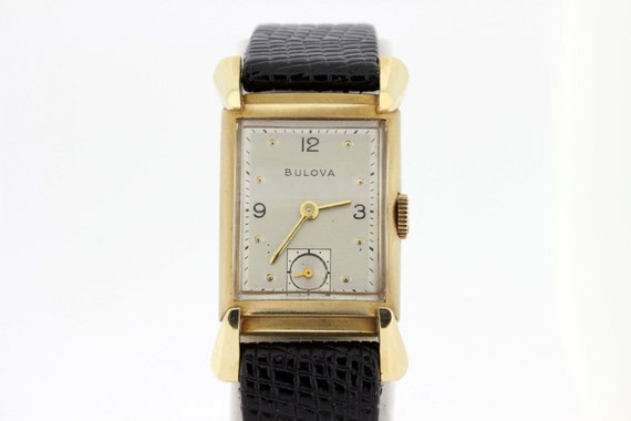 14K Gold Bulova Wrist Watch  - image 2