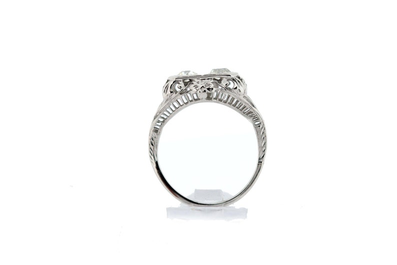 Daisy Filigree Diamond Ring 14K Gold image 4