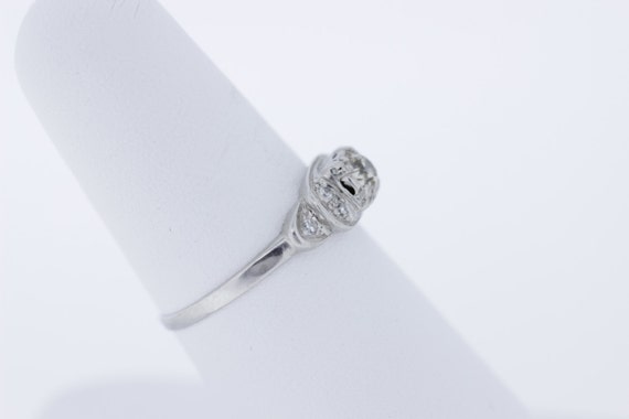 3 Tiered Diamond Platinum Ring - image 3