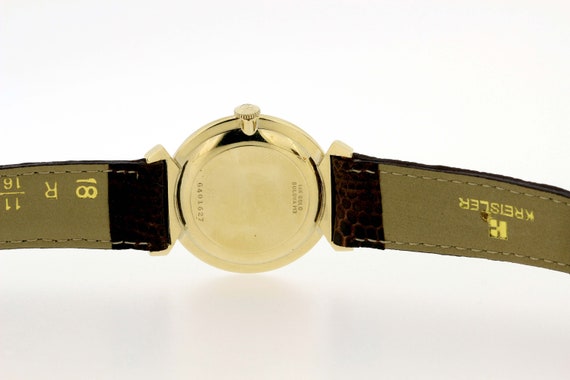 14K Yellow Gold Vintage Bulova Men's Wrist Watch … - image 3