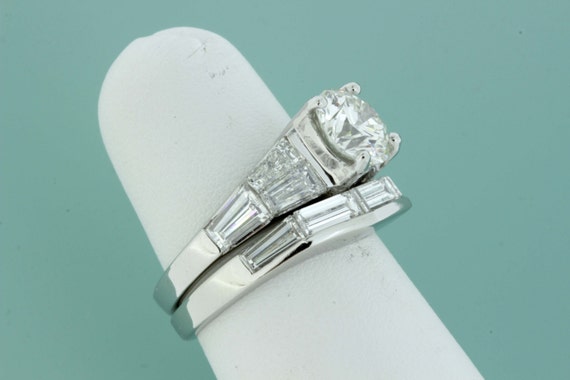 Platinum Diamond  Wedding Set - image 4