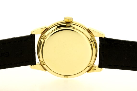 1950s Vintage Omega Wrist Watch 18K Yellow Automa… - image 8