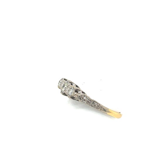 Three-Stone Diamond Ring - image 4
