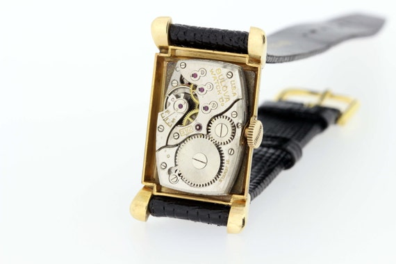 14K Gold Bulova Wrist Watch  - image 4