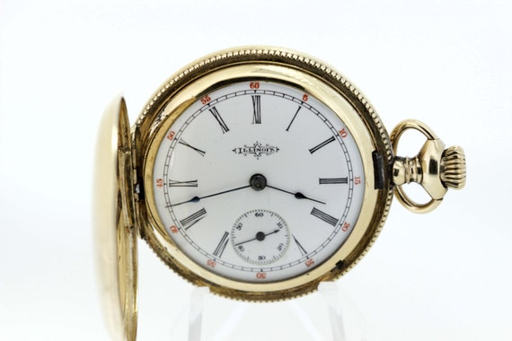 Illinois Watch Co. Vintage Pocket Watch - Gold filled s-l400.jpg main image 4