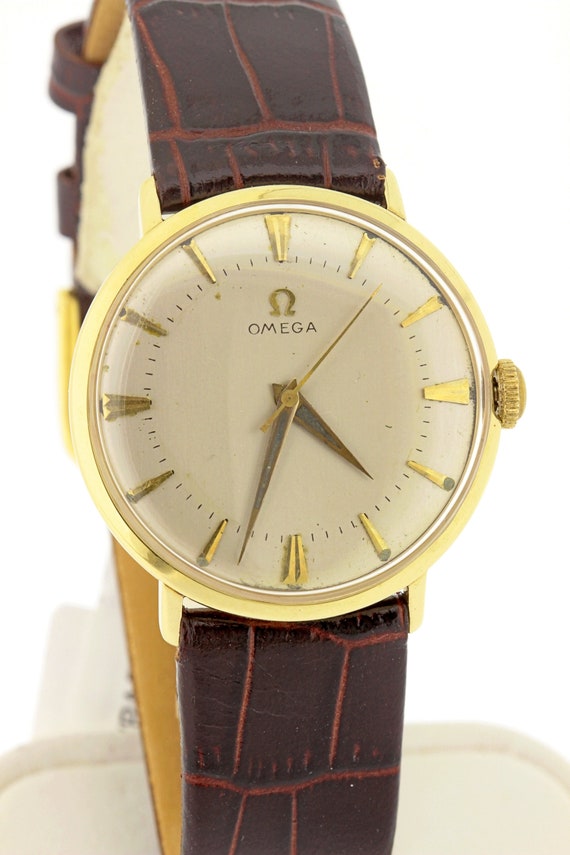 14K Gold Omega Wrist Watch Swiss Movement Gem